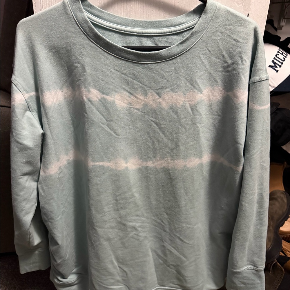 Isabel Maternity by Ingrid & Isabel Light Aqua Sweatshirt